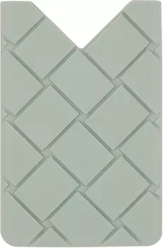 Зеленая визитница Intrecciato Bottega Veneta