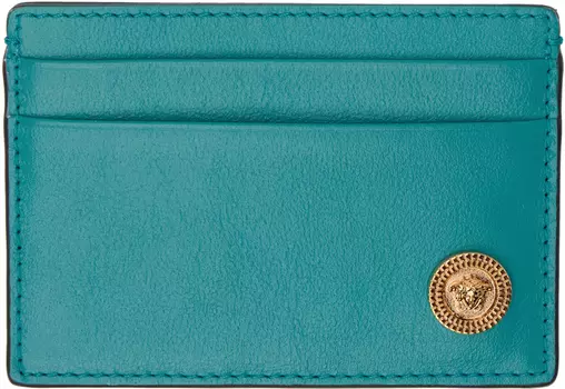 Зеленая визитница Medusa Biggie Versace