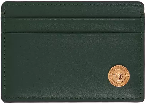 Зеленая визитница Medusa Biggie Versace