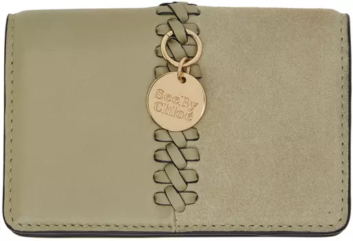 Зеленая визитница Тильда See by Chloé