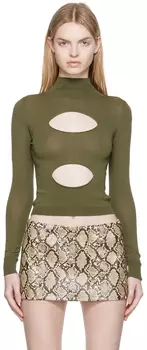 Зеленая водолазка Eros Miaou