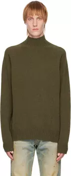 Зеленая водолазка реглан Margaret Howell