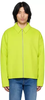 Зеленая войлочная куртка Acne Studios