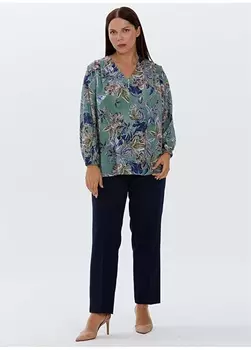 Зеленая женская блузка Selen