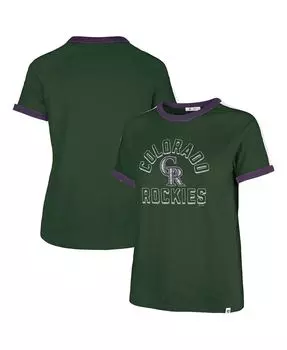Зеленая женская футболка Colorado Rockies City Connect Sweet Heat Peyton '47 Brand, зеленый