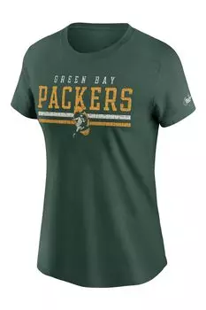 Зеленая женская футболка с коротким рукавом Nike Fanatics Bay Nike Nike, зеленый