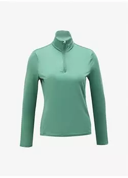 Зеленая женская футболка с воротником M23tiptoptiptop Merrell, зеленый