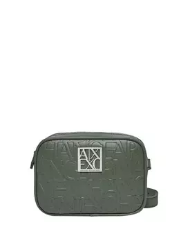 Зеленая женская сумка через плечо Armani Exchange
