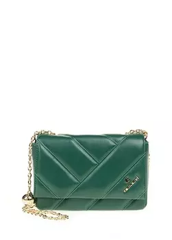 Зеленая женская сумка через плечо Cacharel