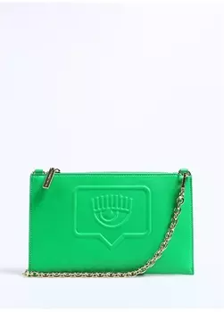 Зеленая женская сумка через плечо Chara Ferragn