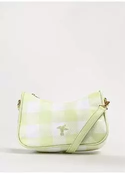 Зеленая женская сумка через плечо CHECK-MADHU Fabrika, зеленый