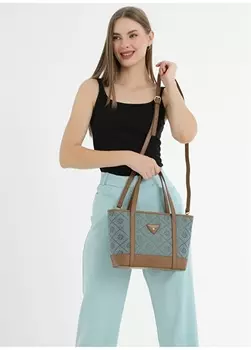 Зеленая женская сумка через плечо Fossil