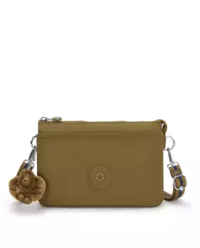 Зеленая женская сумка через плечо Versatile Kipling с удлиняющимся ремешком