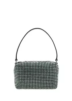 Зеленая женская сумка heiress с кристаллами и вышивкой Alexander Wang