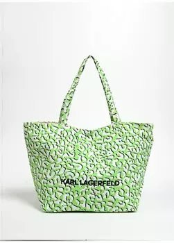 Зеленая женская сумка Karl Lagerfeld
