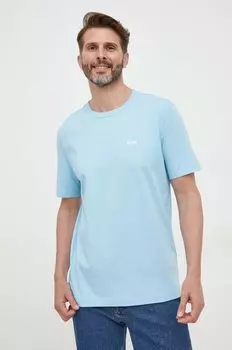 ЗЕЛЕНАЯ футболка BOSS BOSS Boss, синий