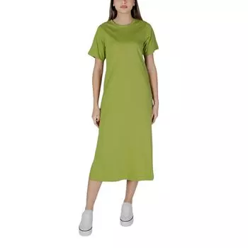 Зеленое хлопковое платье b.young