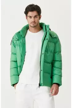 Зеленое пальто N-tech Network, зеленый