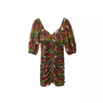 Зеленое платье из полиэстера Desigual