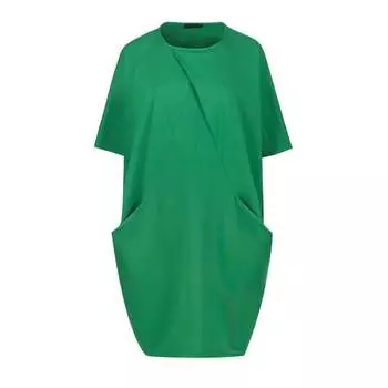 Зеленое платье «летучая мышь» punto di roma Conquista, зеленый