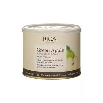 Зеленое яблоко жирорастворимый воск для депиляции тела Rica, 400 мл