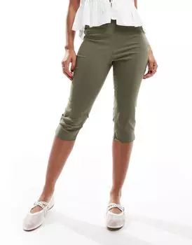 Зеленые бенгальские капри ASOS DESIGN