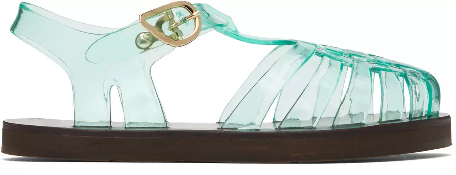 Зеленые босоножки Homeria Jelly Ancient Greek Sandals