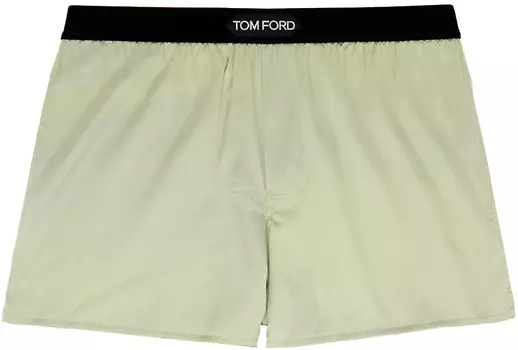 Зеленые боксеры с нашивками TOM FORD