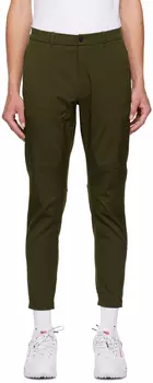 Зеленые брюки для отдыха со вставками Polo Ralph Lauren