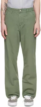 Зеленые брюки до колена Carhartt Work In Progress