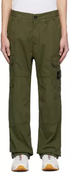 Зеленые брюки-карго Comfort Stone Island