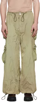 Зеленые брюки с несколькими карманами Charlie Constantinou
