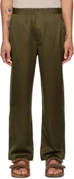 Зеленые домашние пижамные штаны CDLP