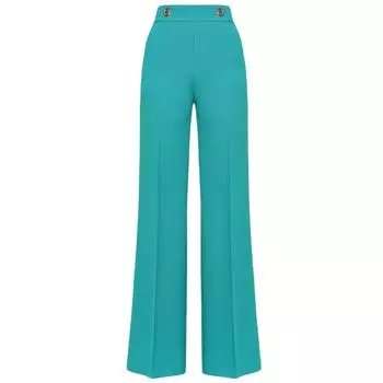 Зеленые джинсы и брюки из полиэстера Pinko