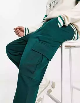 Зеленые джоггеры-карго оверсайз ASOS