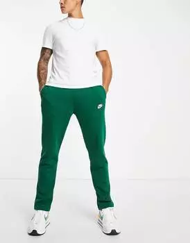 Зеленые джоггеры прямого кроя Nike Club