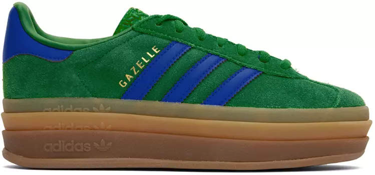 Зеленые и синие кроссовки Gazelle Bold Adidas Originals