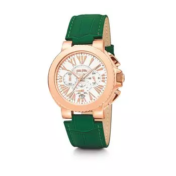 Зеленые кожаные часы Dolci Follie