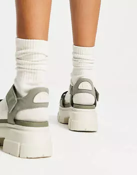 Зеленые кожаные сандалии UGG Ashton Ankle