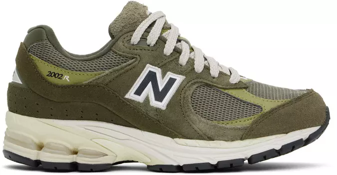Зеленые кроссовки 2002R New Balance, Dark moss/Covert green