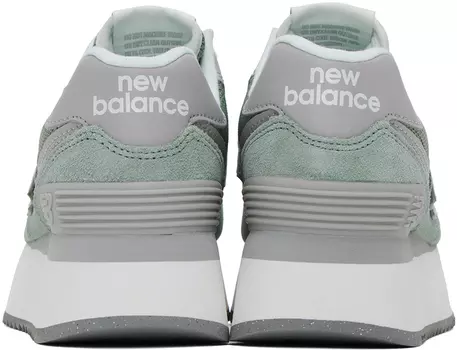 Зеленые кроссовки 574+ New Balance