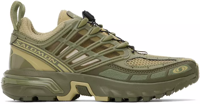 Зеленые кроссовки Acs Pro Salomon
