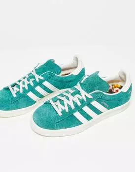 Зеленые кроссовки adidas Originals Campus 80's