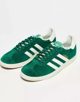 Зеленые кроссовки adidas Originals Gazelle