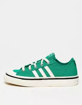 Зеленые кроссовки adidas Originals Nizza FR 74