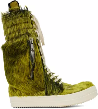 Зеленые кроссовки Cargobasket Rick Owens
