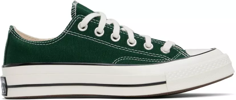 Зеленые кроссовки Chuck 70 Low Top Converse, Green envy/Egret/ Black