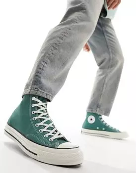 Зеленые кроссовки Converse Chuck 70 Hi
