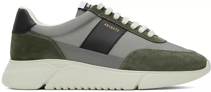 Зеленые кроссовки Genesis Vintage Темные Axel Arigato