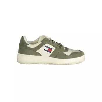 Зеленые кроссовки из полиэстера Tommy Hilfiger
